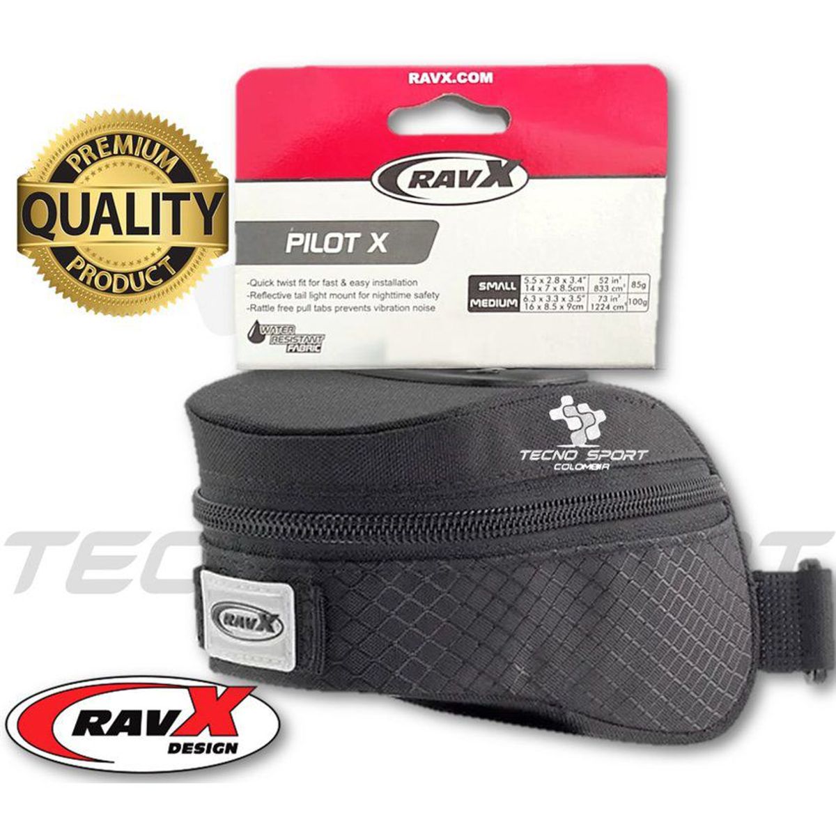 GW - Bolso porta herramienta ravx bicicleta ciclismo ruta montaña