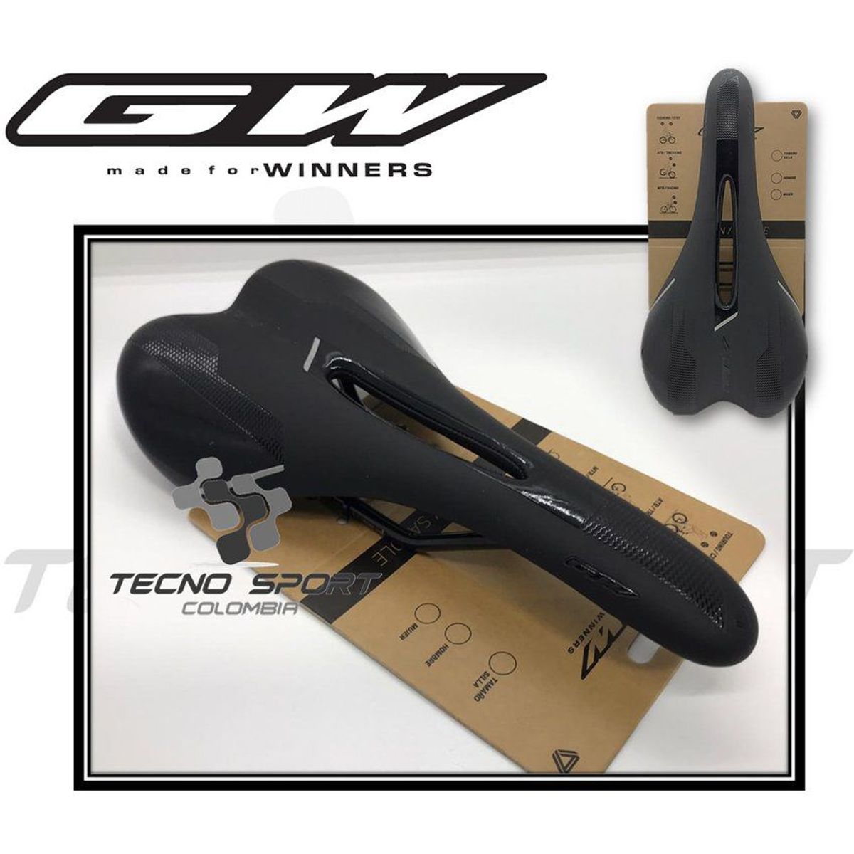 GW - Sillin gw aerodinamico antiprostatico bicicleta mtb ruta