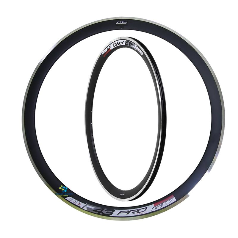 GW - Rin Bicicleta 700 Gw Aro Ruta/Fixie Reforzado Triple Pared - 36H