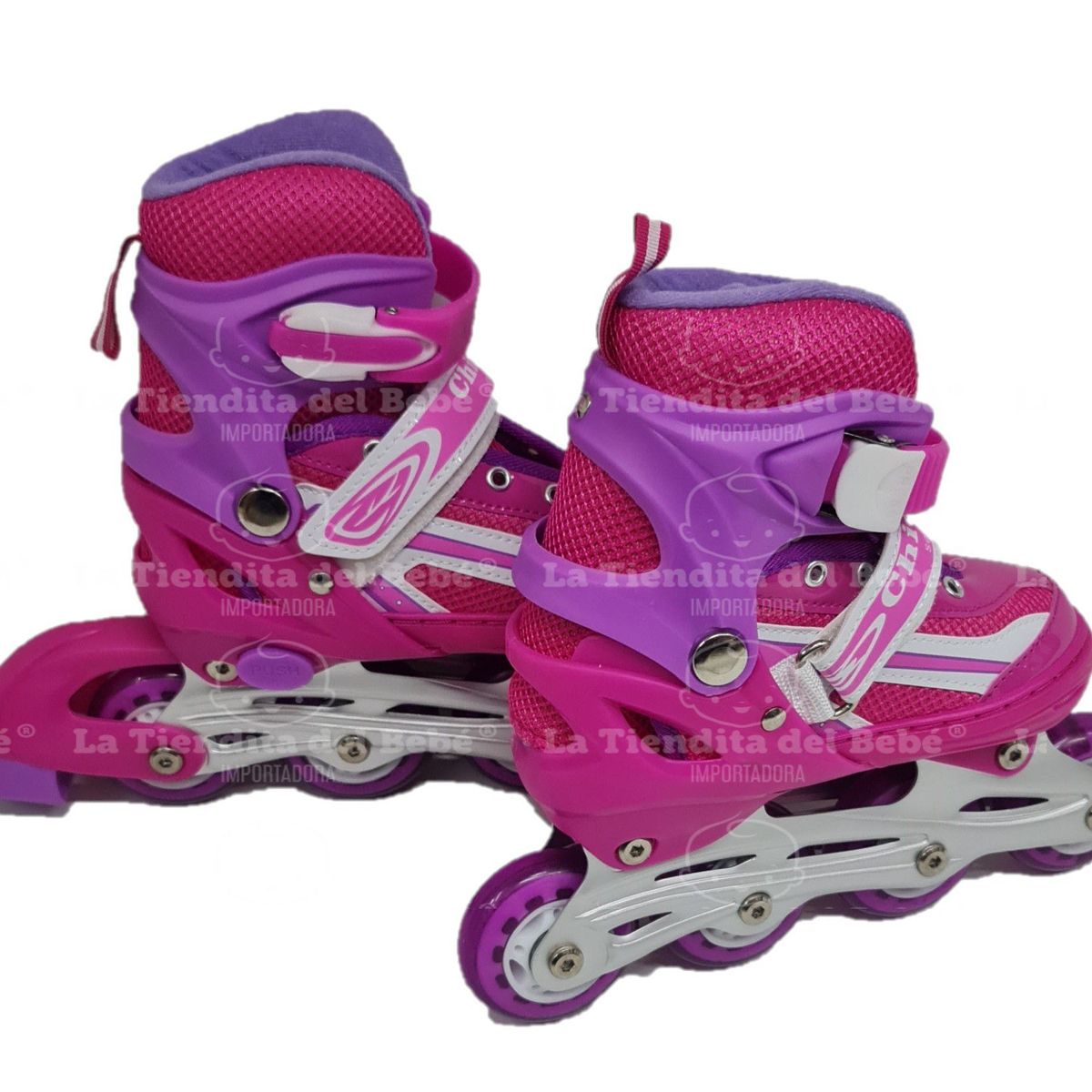CHICAGO - Patines  kit Infantiles Graduables chicago 28-33 Rosados