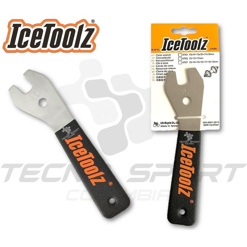 ICETOOLZ - Herramienta icetoolz llave conos pedales 15mm bicicleta