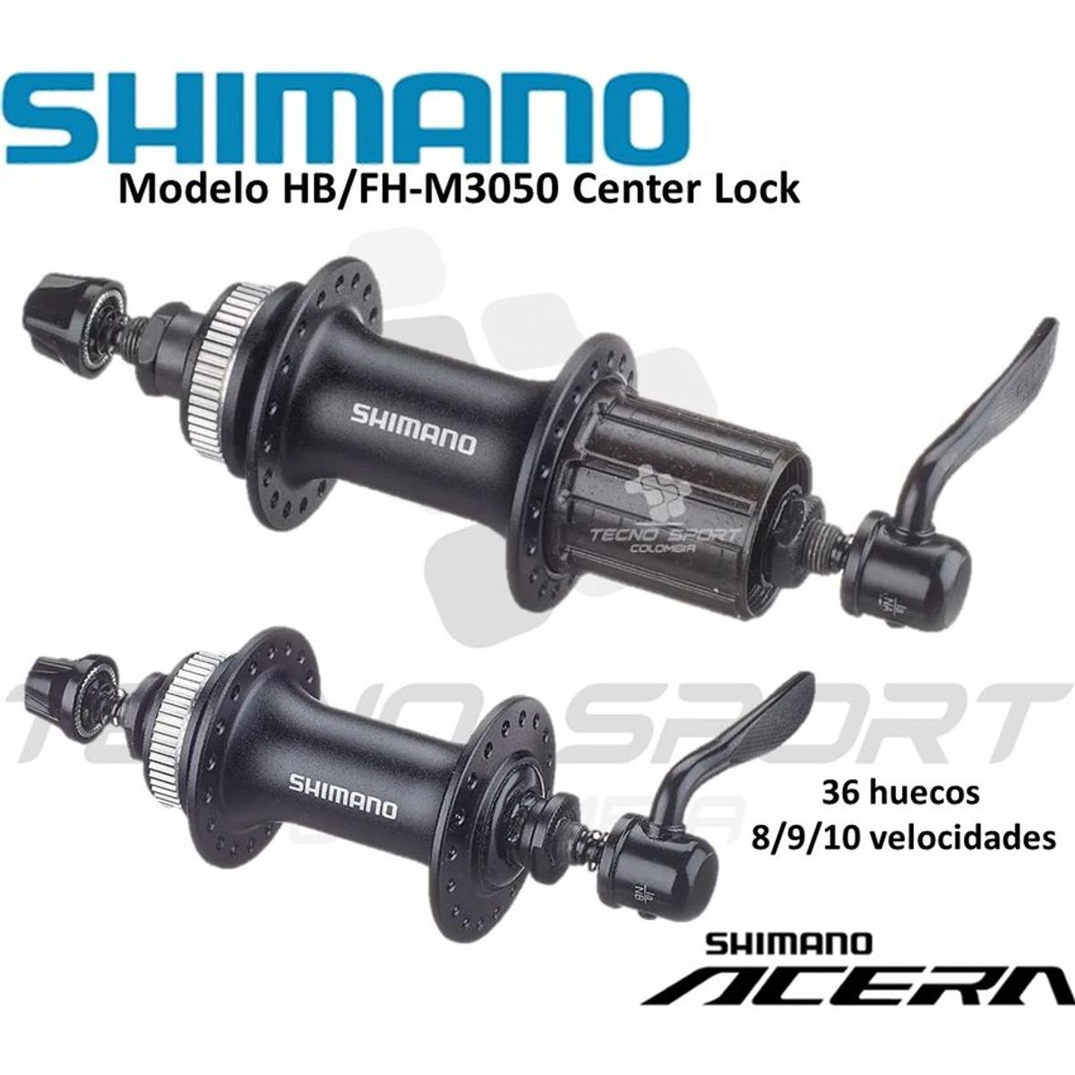 SHIMANO - Manzana disco shimano acera m3050 891011v 36h center lock
