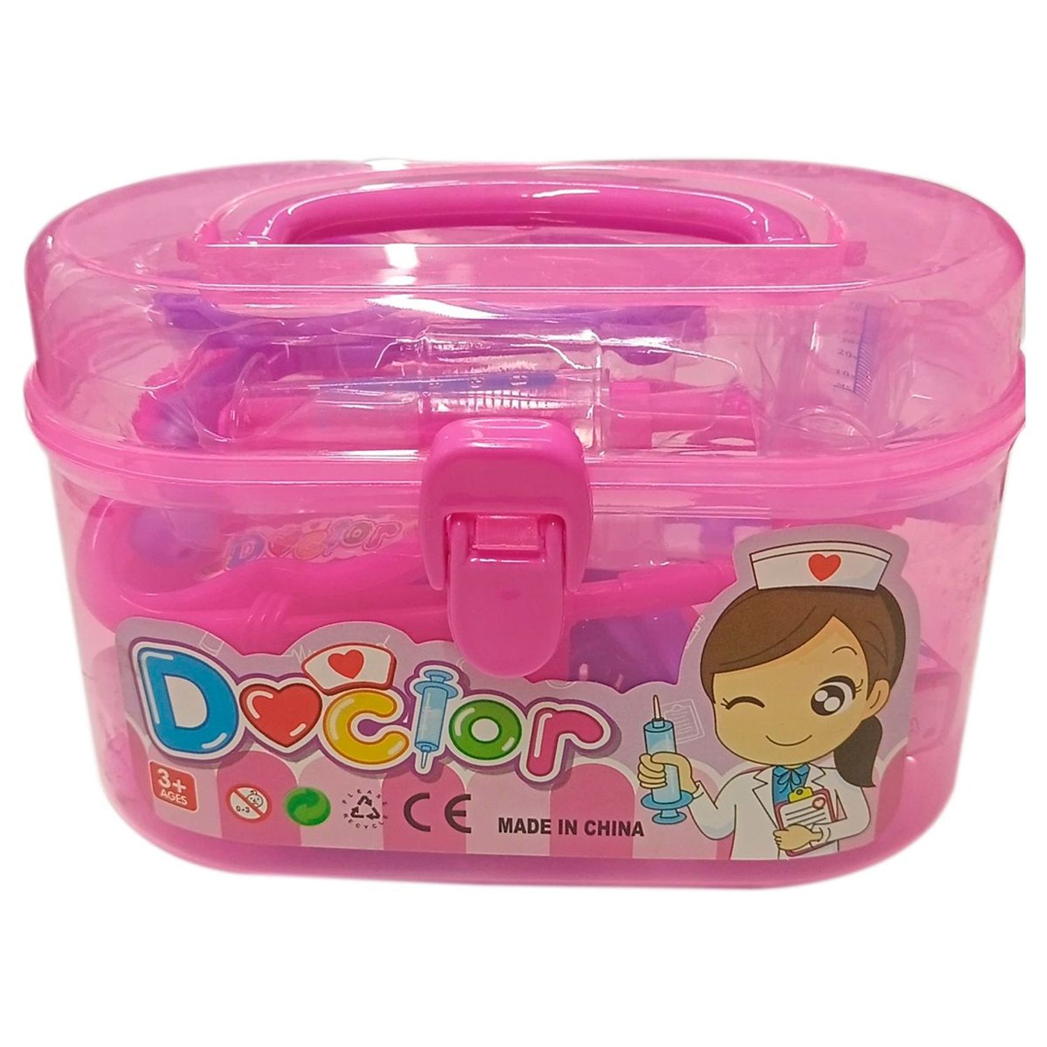 Set De Médico De Madera De 9 Piezas Para Niños: Estetoscopio, Termómetro, Jeringa, Pinzas, Martillo Y Más, Ideal Para Juego De Roles