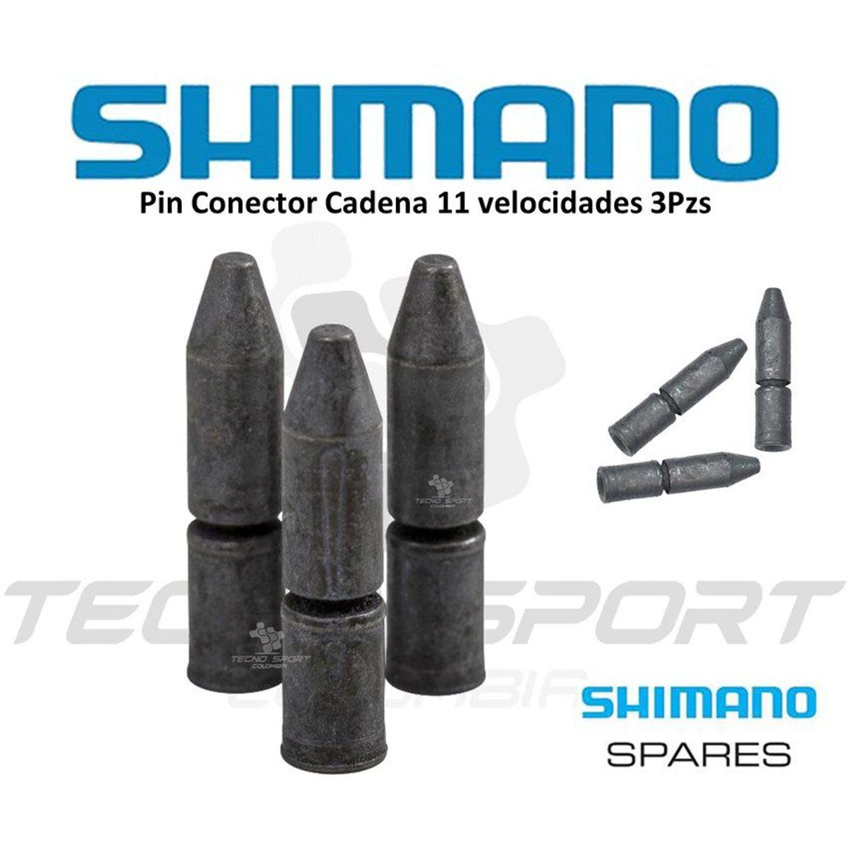 SHIMANO - Pin conector cadenilla shimano 11 v cadena bicicleta 3 pzs