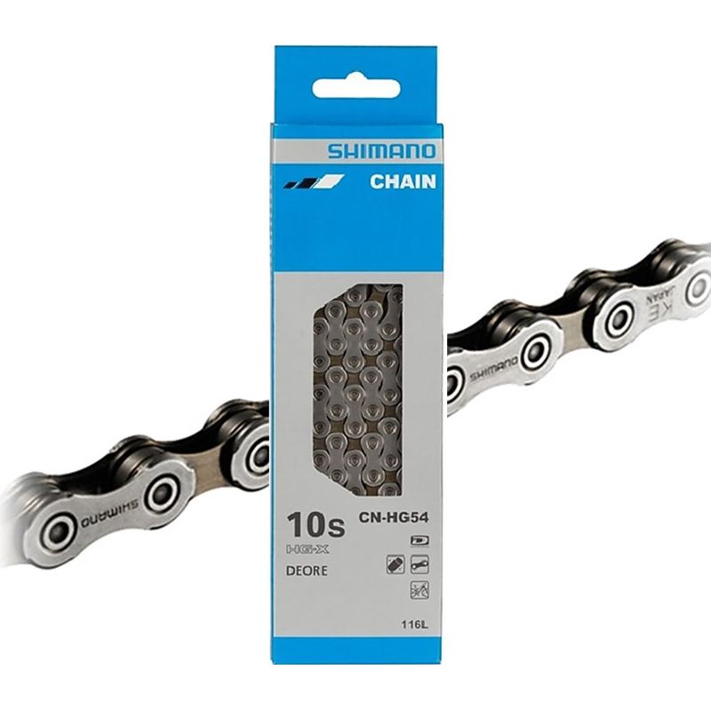 SHIMANO - Cadena shimano hg54 10v cadenilla bicicleta deore tiagra
