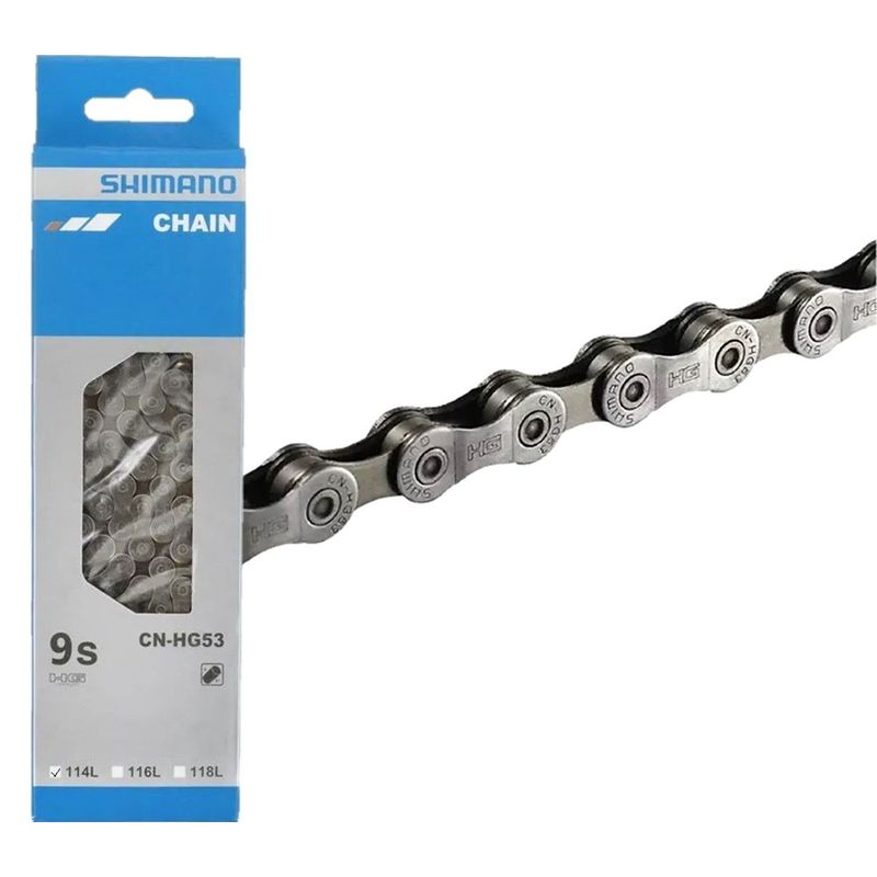 SHIMANO - Cadenilla shimano hg53 9v cadena bicicleta montañera ruta