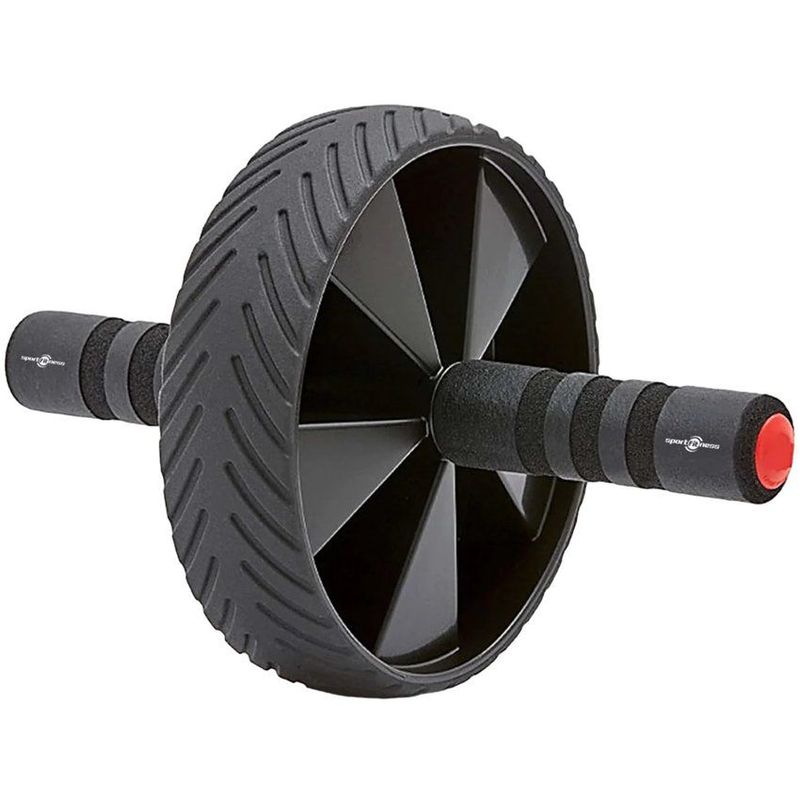 SPORT FITNESS - Rueda abdominal sportfitness rodillo encauchado gimnasio gym