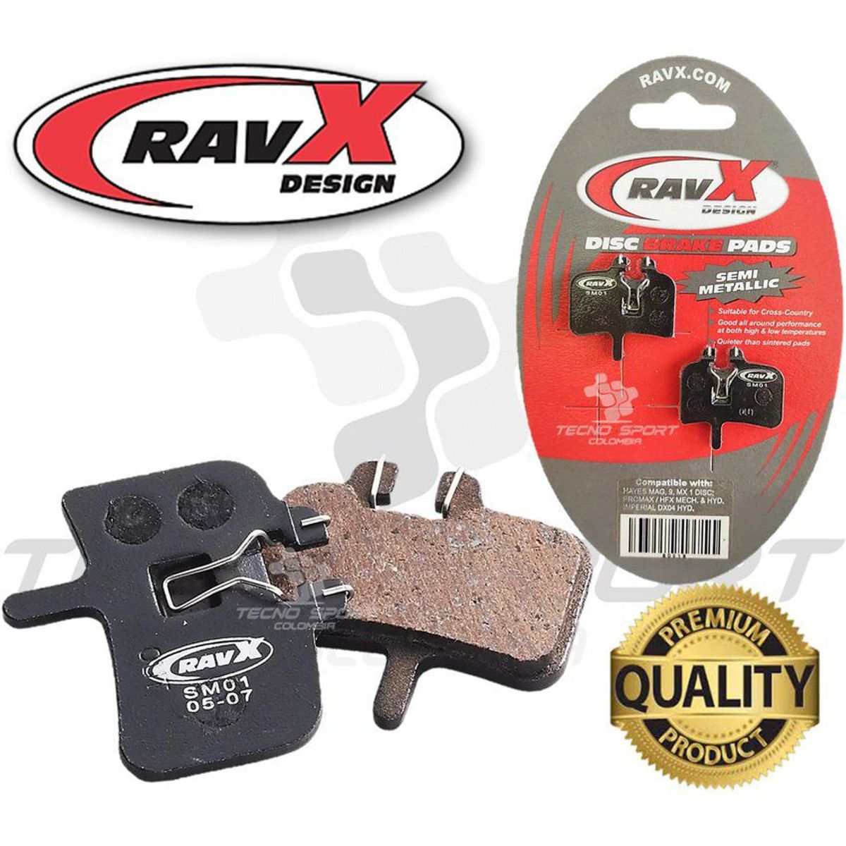 GENERICO - Pastilla freno bicicleta ravx hayes magura promax imperial