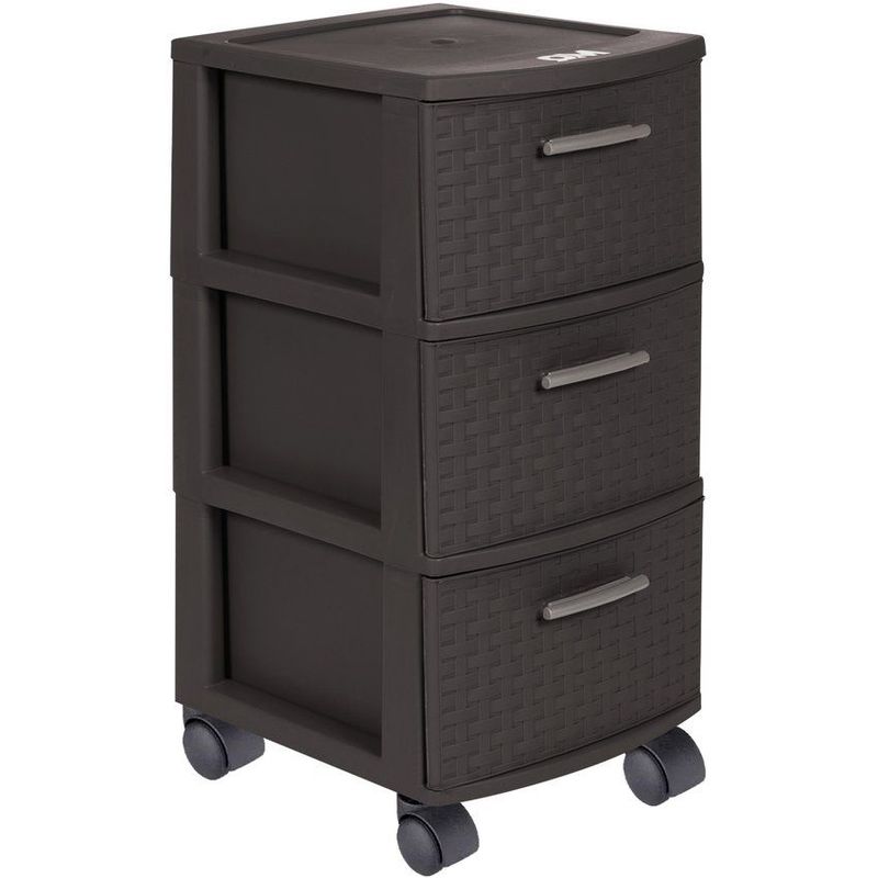 PLASTICOS MQ - Cajonero Organizador  3 Niveles Mueble Mq