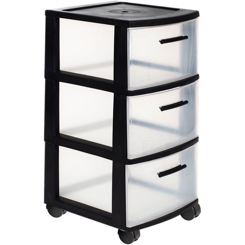 PLASTICOS MQ - Cajonero Organizador 3 Niveles Mueble Mq