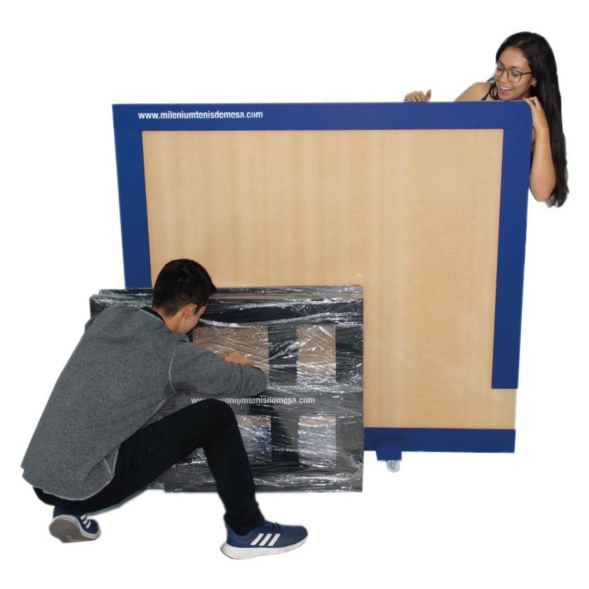 GENERICO - Mesa de tenis - ping pong COMERCIAL color azul - Milenium