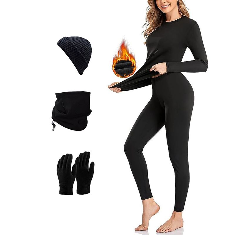 FRIOLENTA - Combo x 5 ropa termica invierno legging camiseta guantes gorro bufanda.