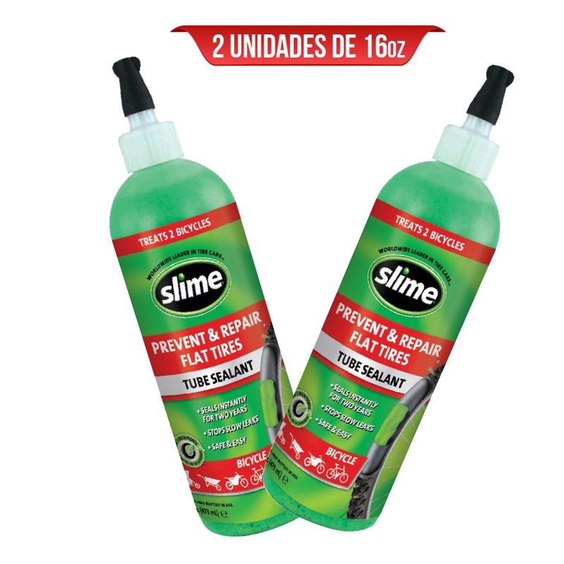 SLIME - Sellador llantas Neumatico Slime 16 oz x2 Und