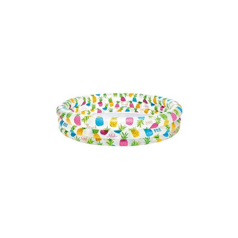 GENERICO - Piscina inflable intex de 132x28 cm diseño tropical