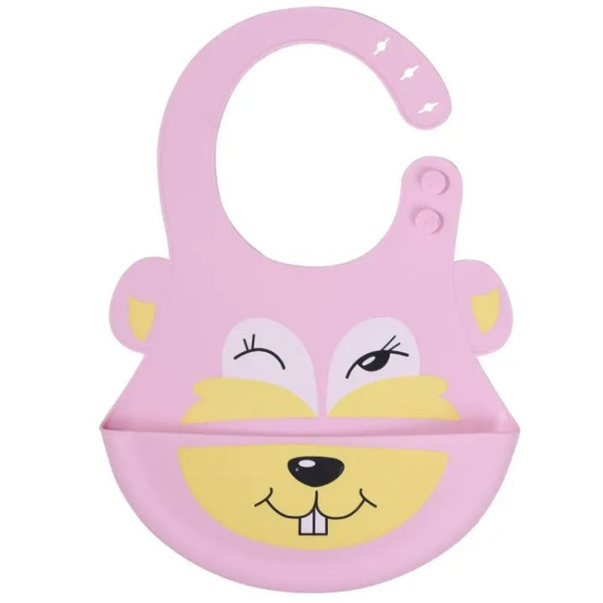 STALION - Babero En Silicona Impermeable Con Bolsillo Limpeza Facil