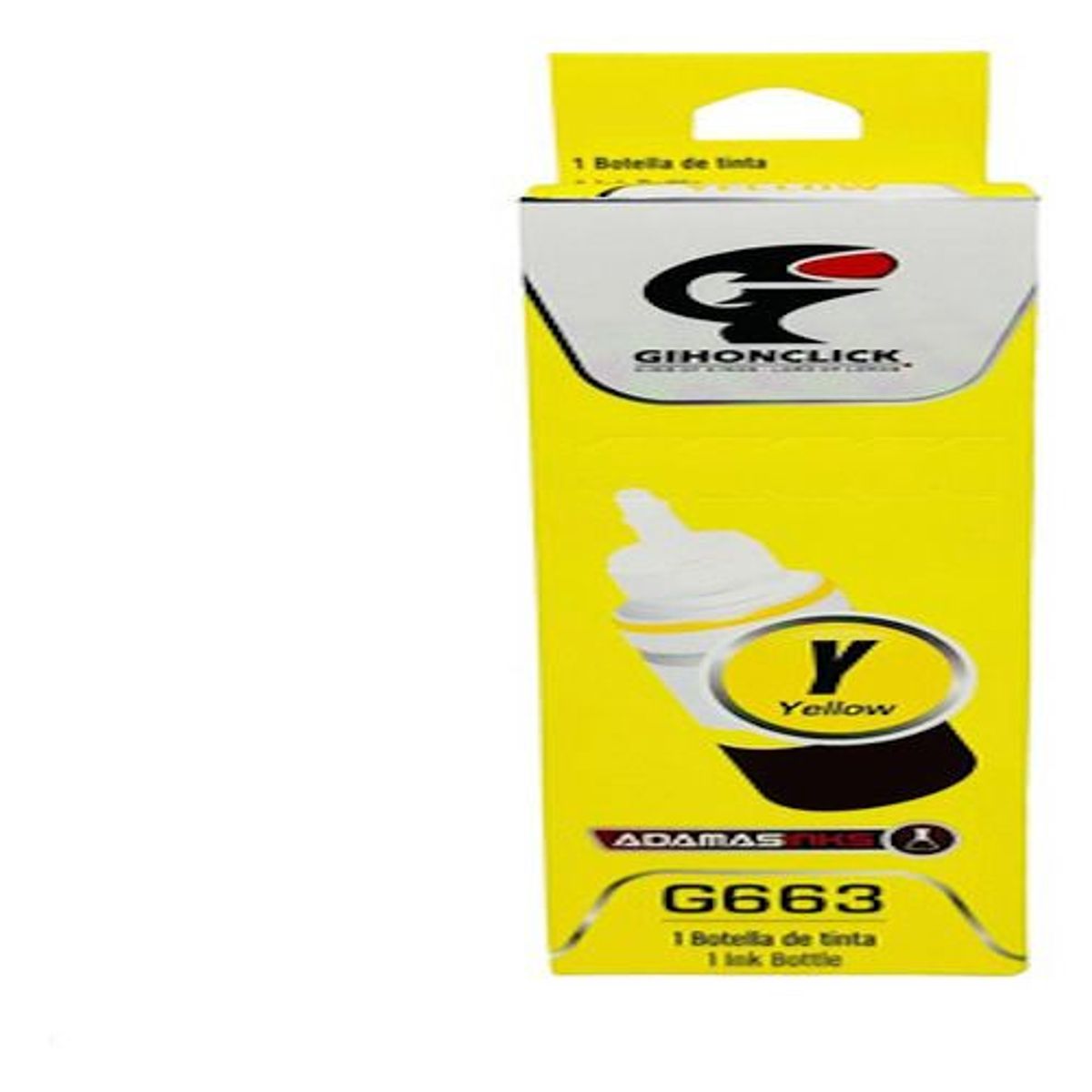 GIHONCLICK - Tinta Para Impresora Epson L110 L200 210 L350 L550 L555 L800  AMARILLO