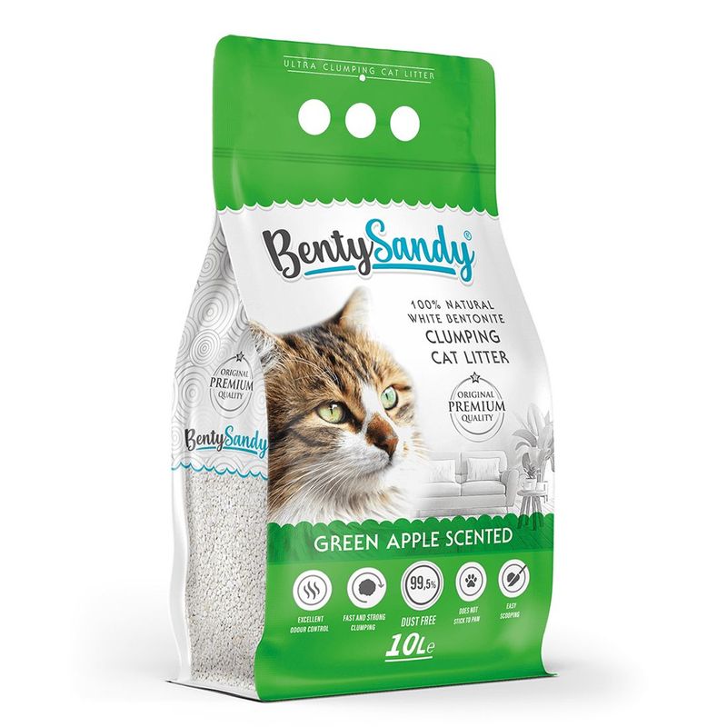 BENTYSANDY - Arena Para Gatos Bentysandy Ultra Absorbente Aglomerante 10l