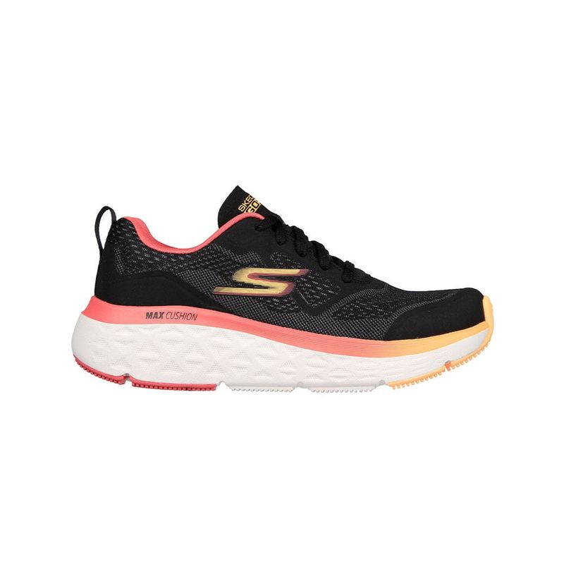 SKECHERS - Tenis Mujer Skechers Max Cushion Delta - Negro-Rosado