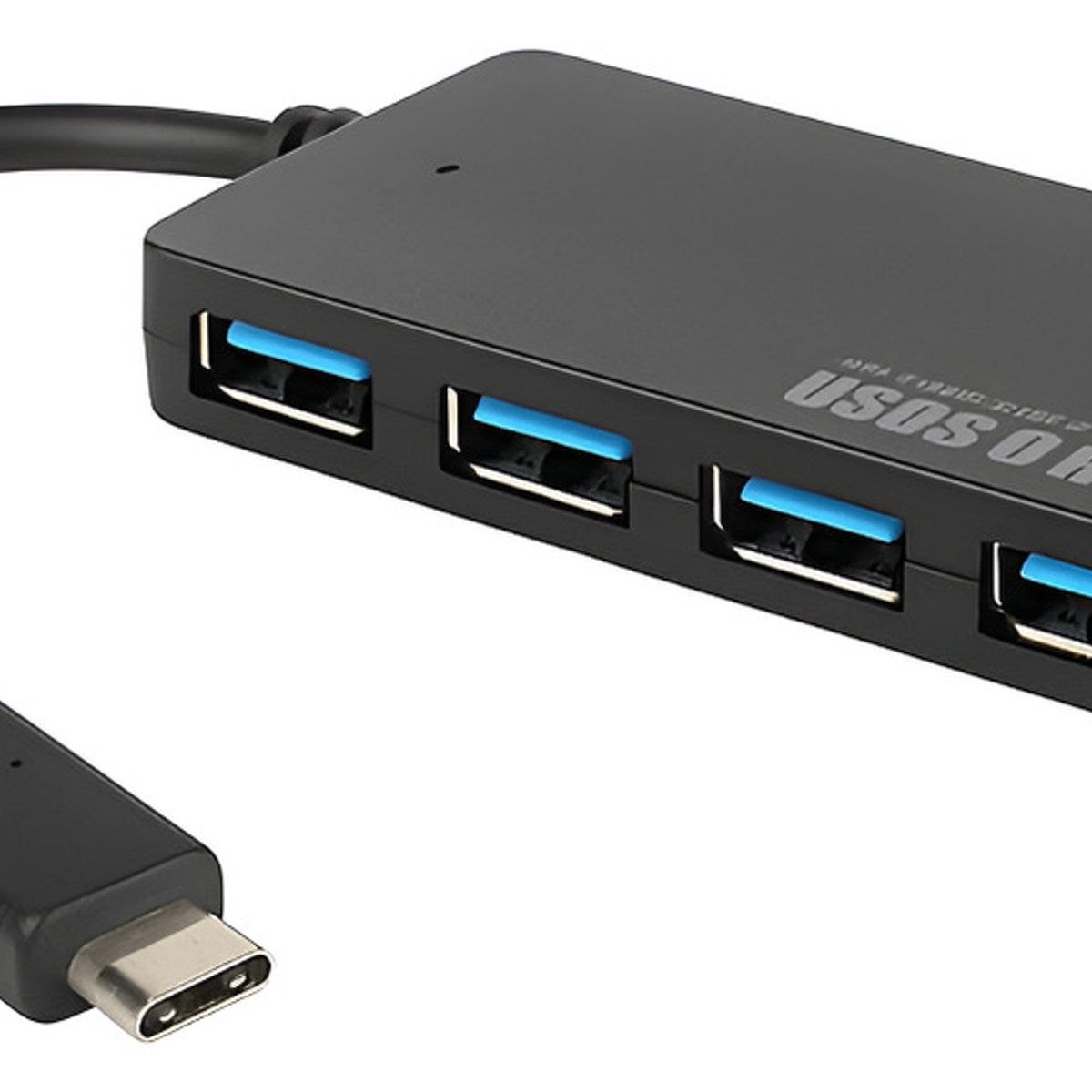 GENERICO - Hub Usb Tipo C 3.0 Para Computador USB - C  4 Puertos