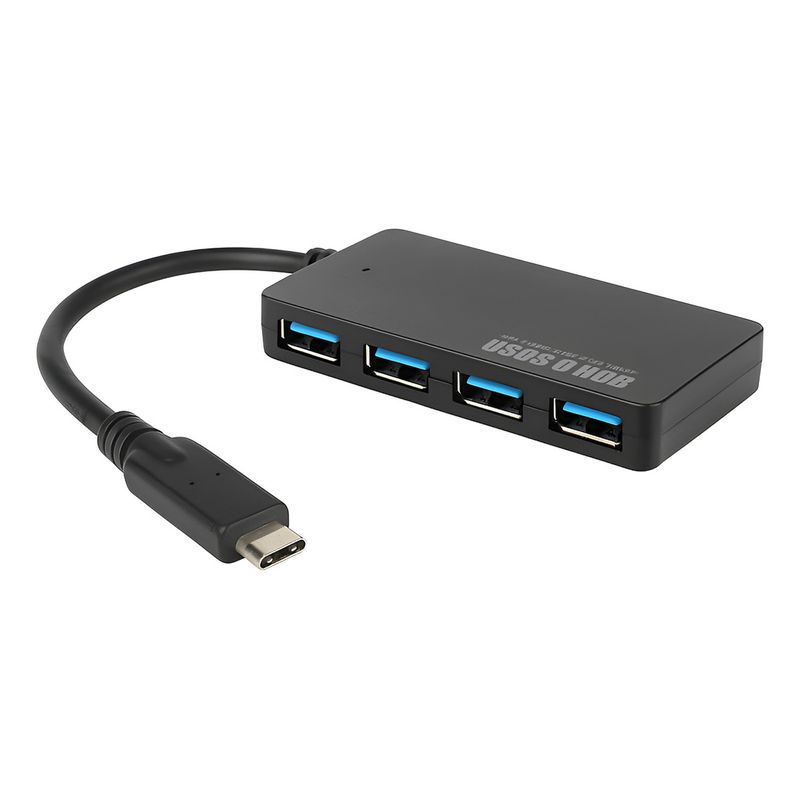 GENERICO - Hub Usb Tipo C 3.0 Para Computador USB - C  4 Puertos