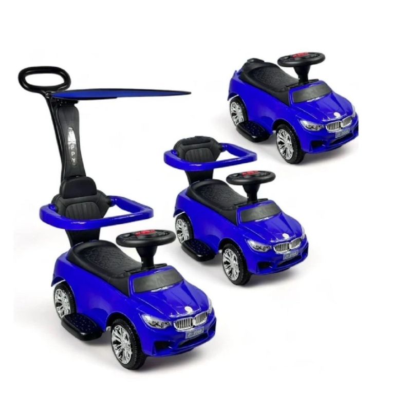 BEBESUNITA - Carro Montable Bebe Infanti Niño Musical Paseador Happy Azul