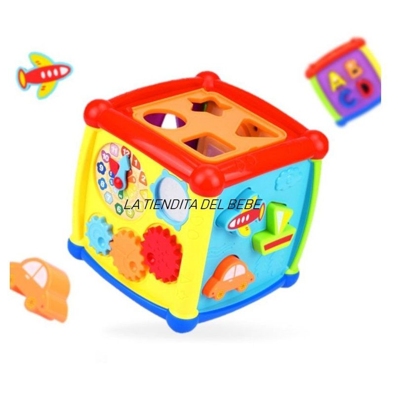 Cubo didáctico bebes y niños unisex musical HUANGER