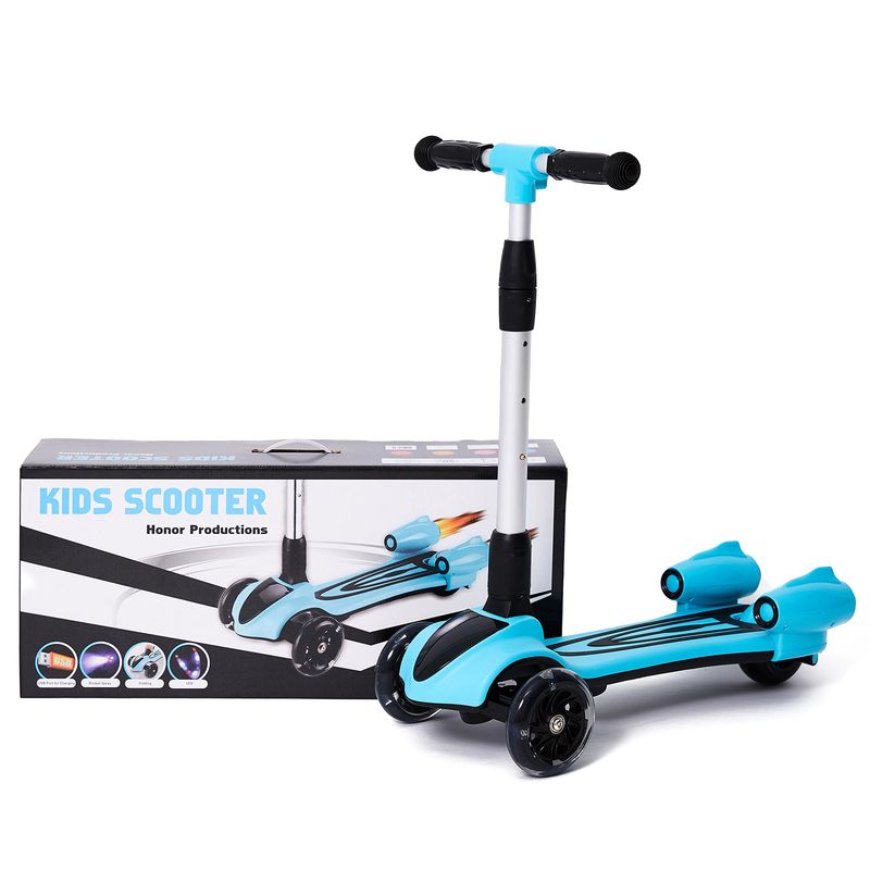 GENERICO - Monopatin Patineta Niño Scooter 3 llantas Bebe humo usb