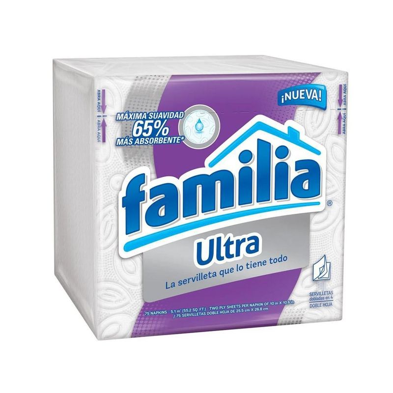 FAMILIA - Servilletas Familia Acolchamax Ultra 100 Unidades