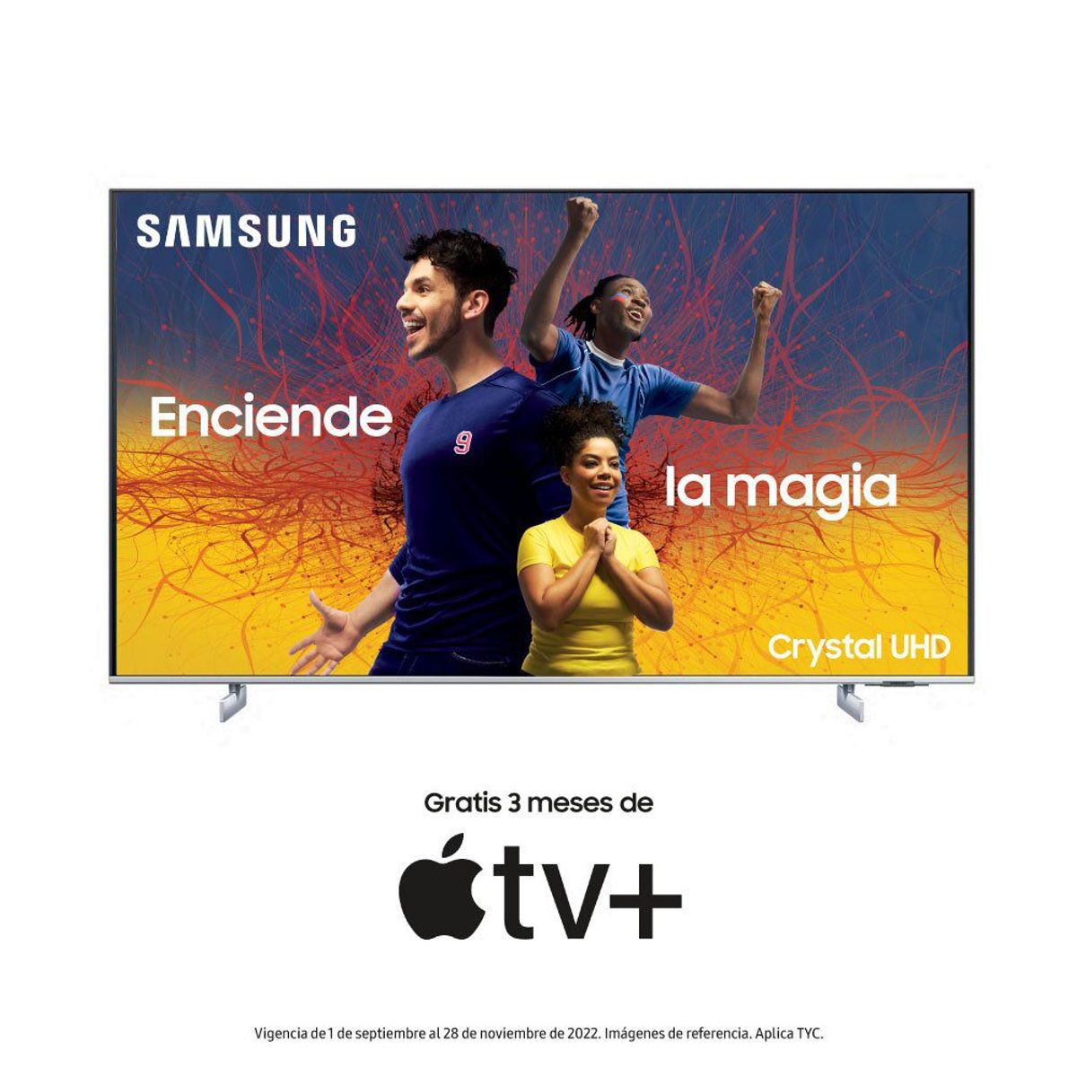 SAMSUNG - Televisor Samsung 65 pulgadas Crystal 4K Ultra HD Smart TV