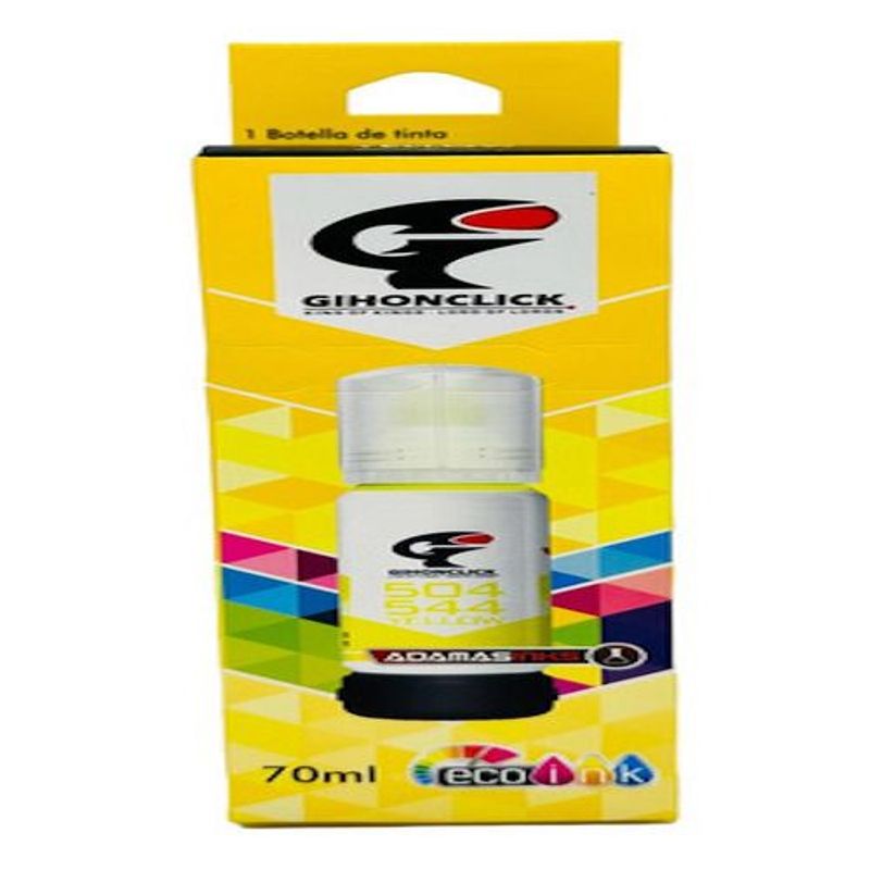 GIHONCLICK - Tintas Para Impresora Epson L5190 G3102 L3150 L3110 L1110 - AMARILLO