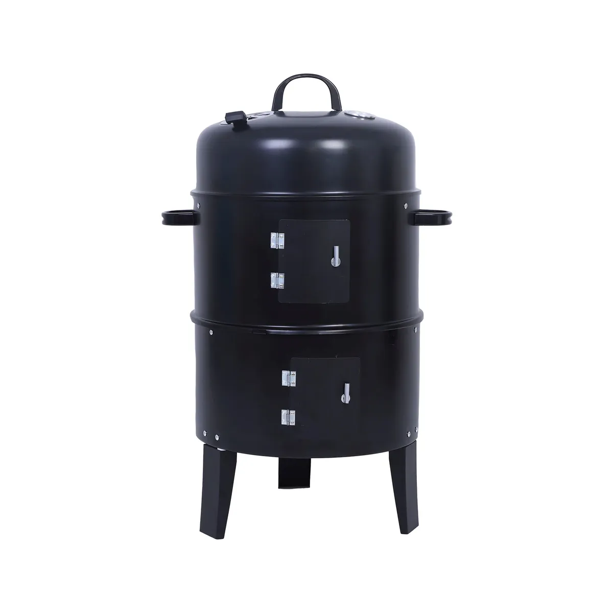 TEZZIO - Asador a Carbón Ahumador Tipo Barril Tezzio