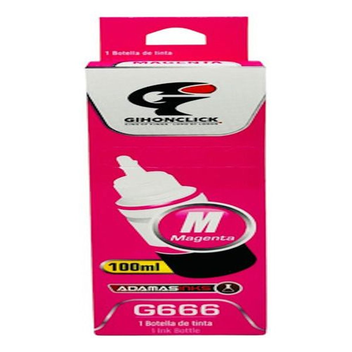 GIHONCLICK - Tinta Para Impresora Epson L110 L200 210 L350 L550 L555 L800 - MAGENT