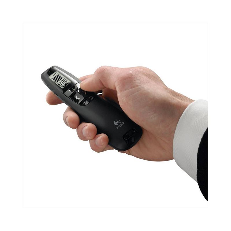 LOGITECH - Presentador Laser Logitech R800 Luz Verde Con Temporizador y Vibracion