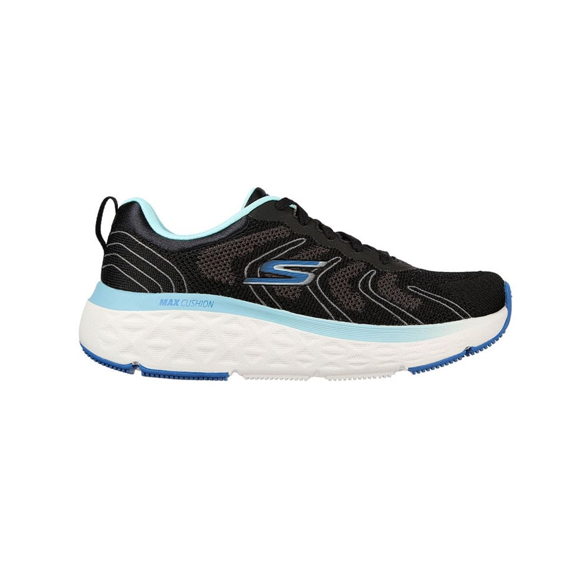 SKECHERS - Tenis Mujer Skechers Max Cushion Delta - Negro-Azul