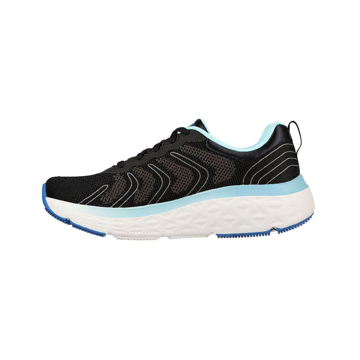 SKECHERS - Tenis Mujer Skechers Max Cushion Delta - Negro-Azul