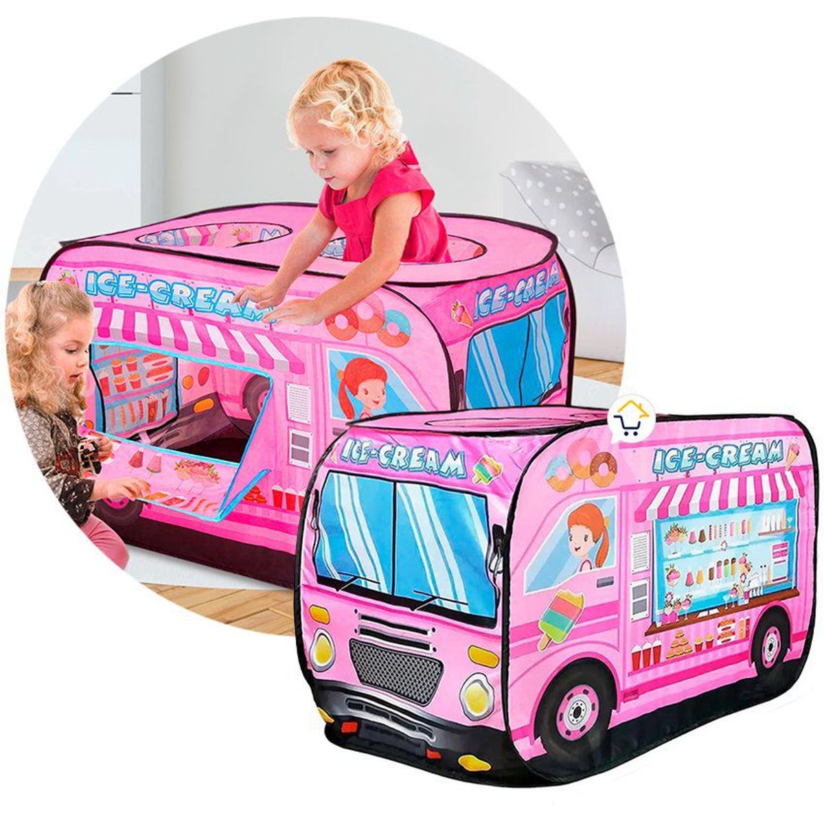 COMPRALOENCASA COM - Camión tienda helados infantil carpa portátil plegable 5542