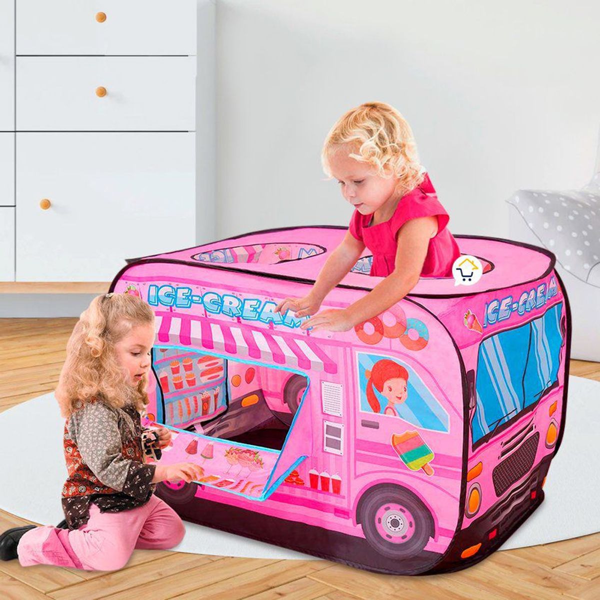 COMPRALOENCASA COM - Camión tienda helados infantil carpa portátil plegable 5542