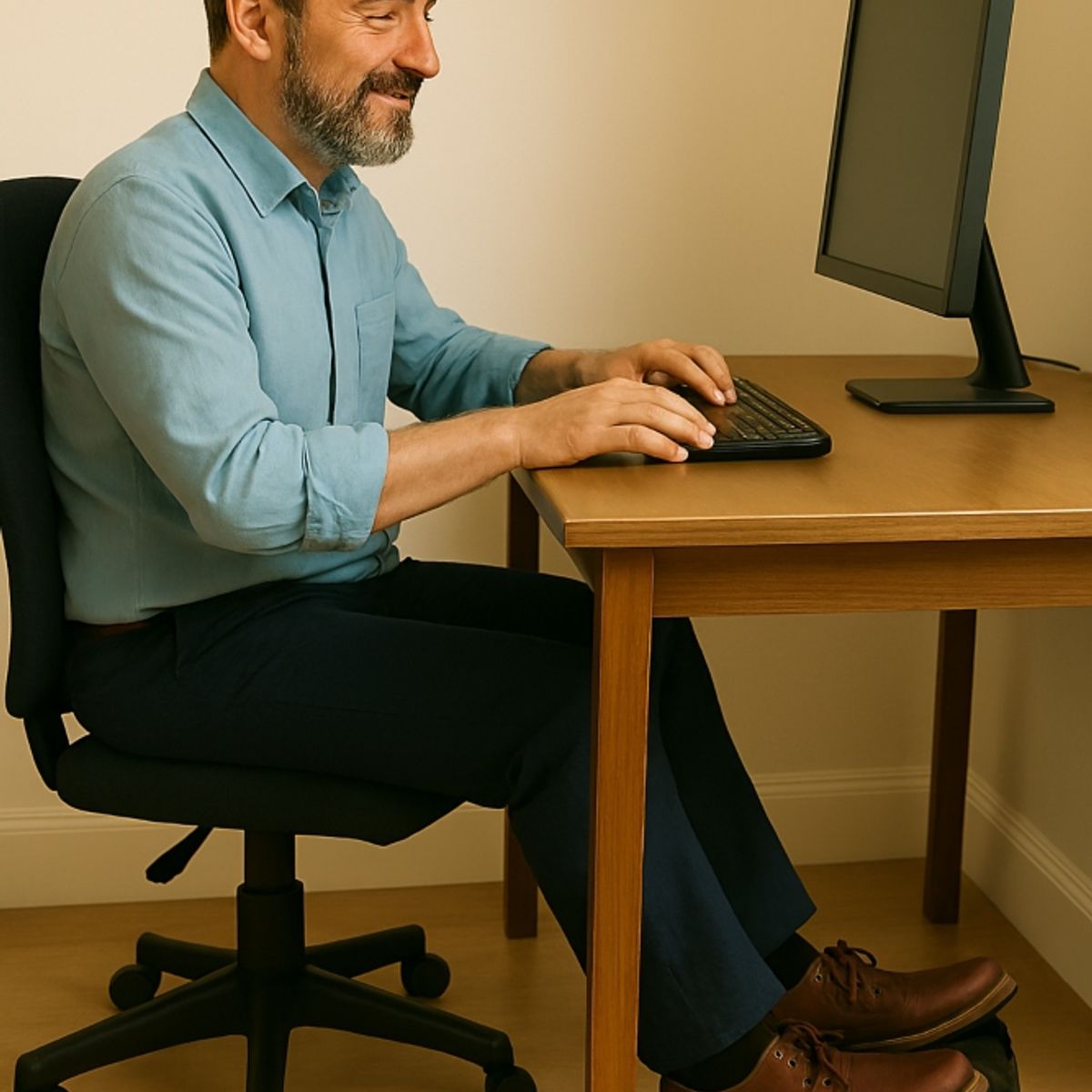 GENERICO - Descansa pies - Apoya Pies balancín ergonómico