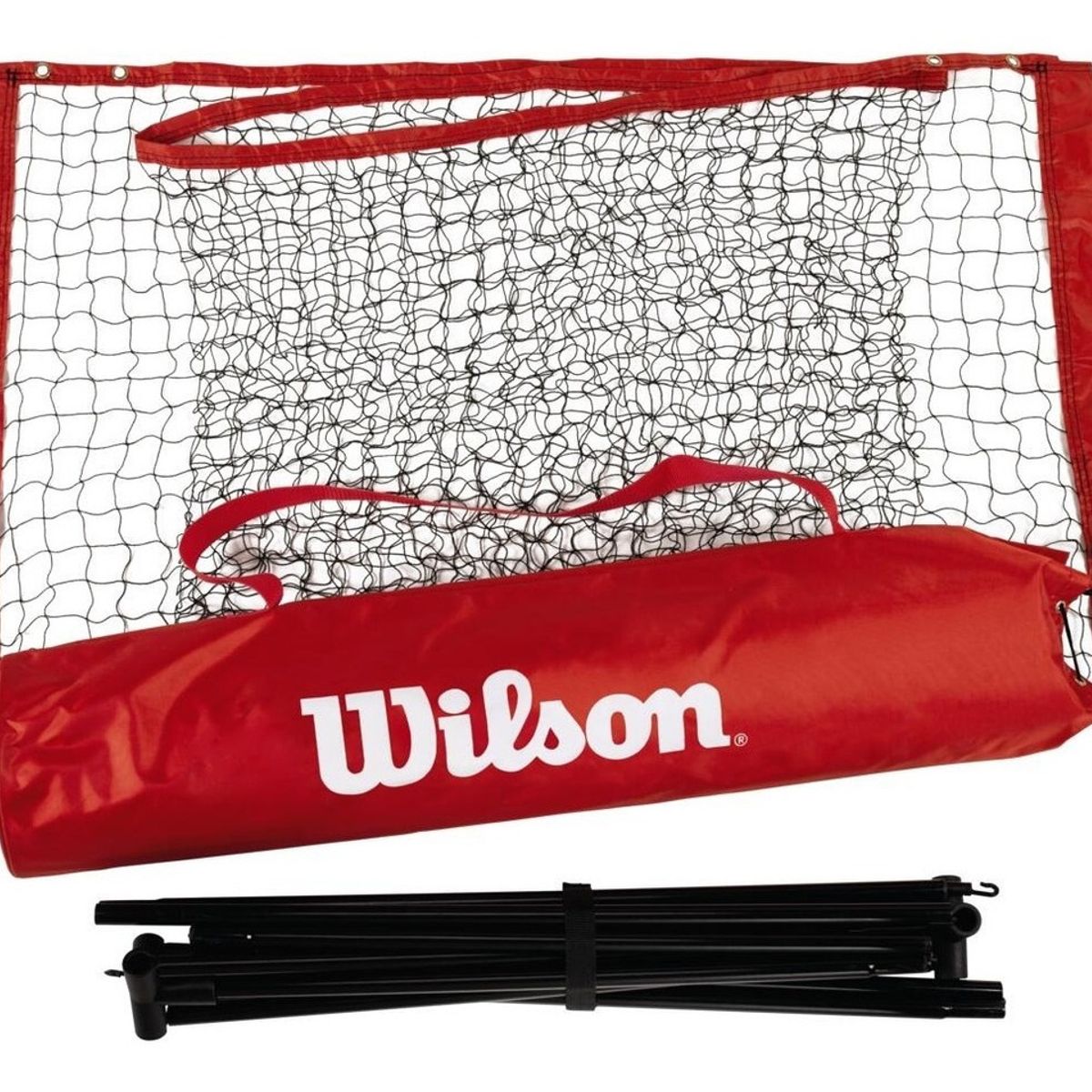 WILSON - Red Malla De Tenis 3.2 Mts Wilson Con Postes Aluminio