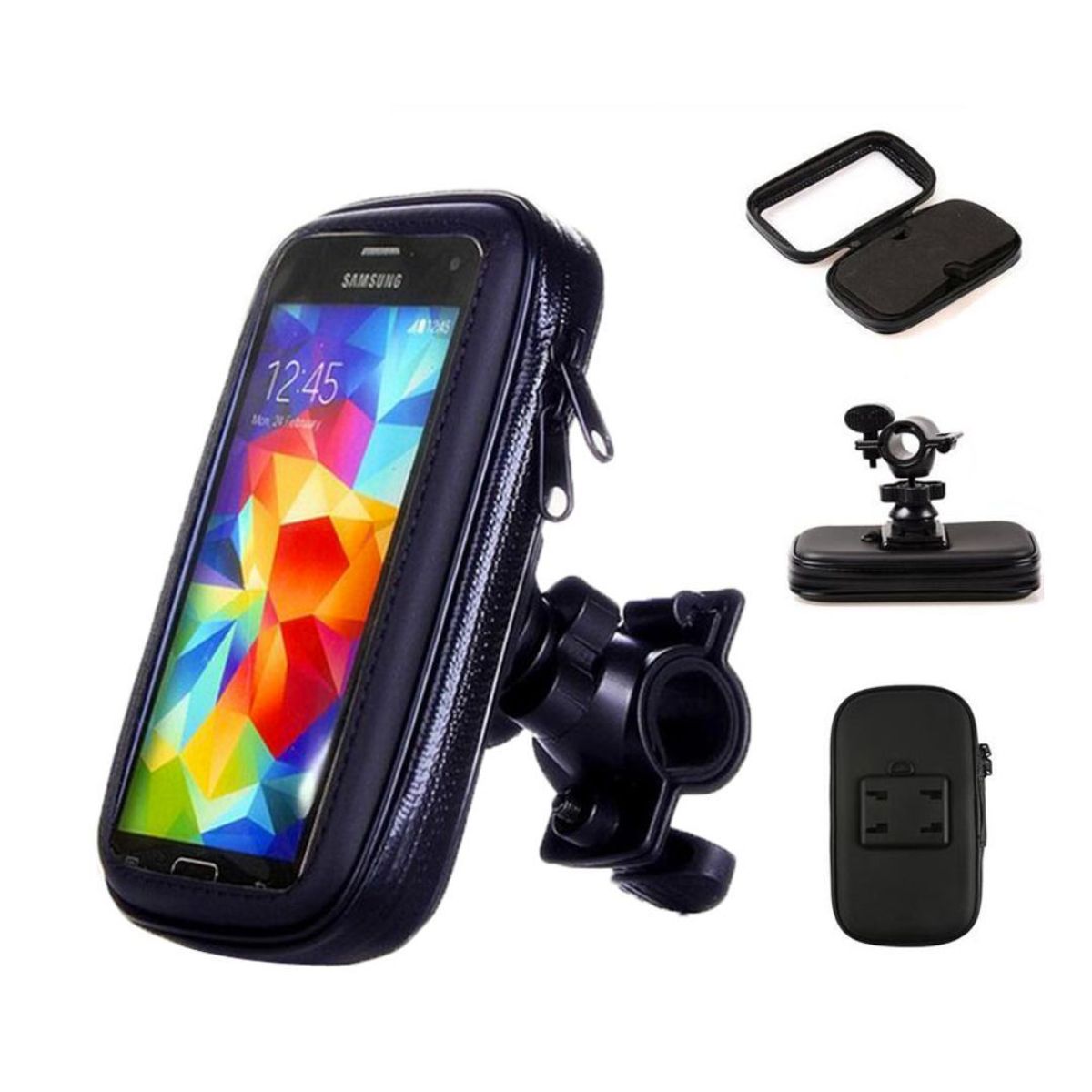 GENERICO - Soporte Celular Moto Bicicleta Estuche Universal Impermeable