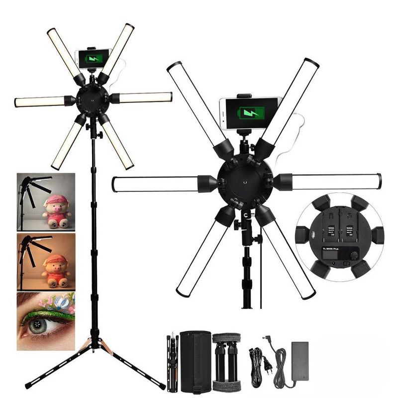 ONE PIXEL - Aro De Luz Led Profesional Lampara De Estrella 60w 5600k