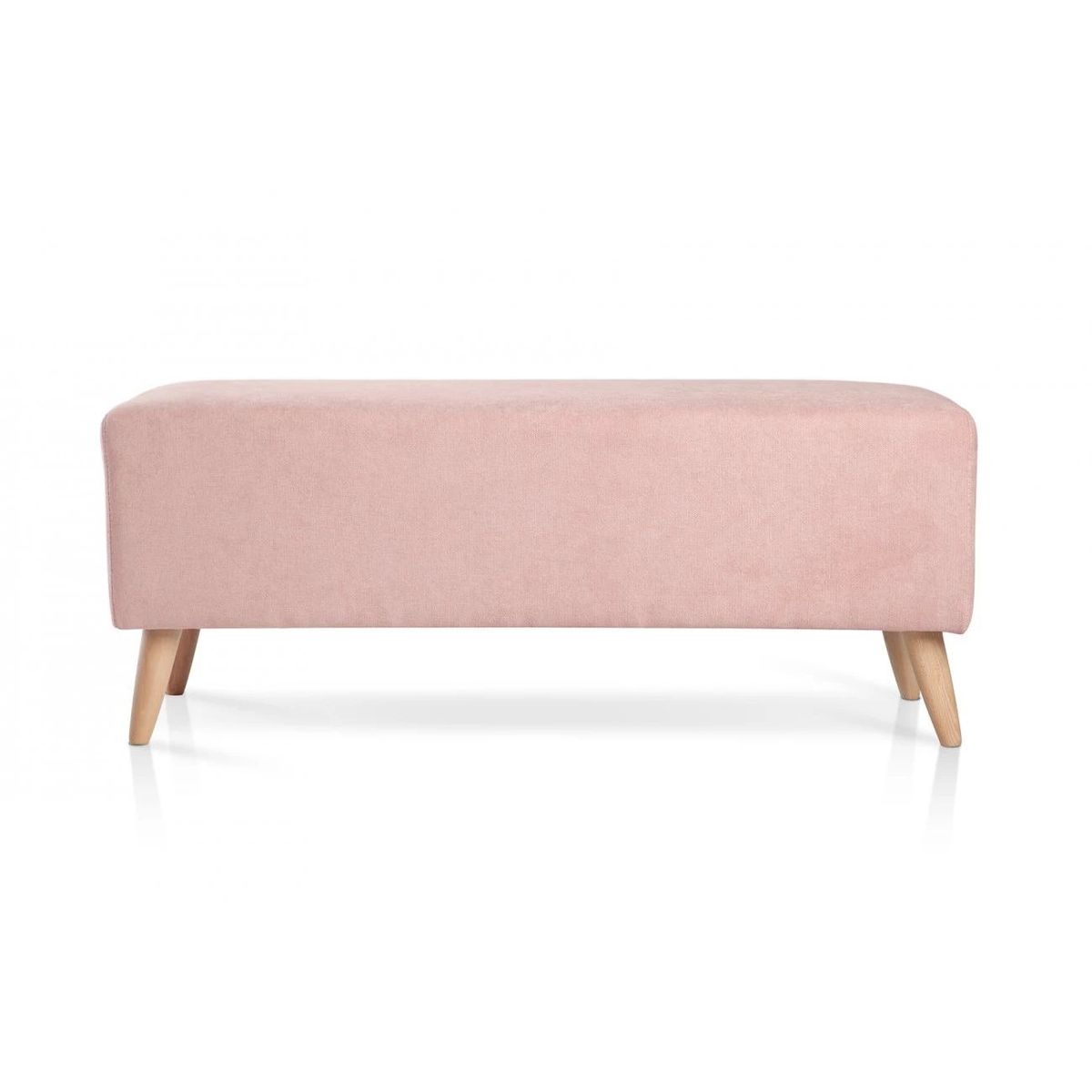 BANZAY - Puff Banco Otomano Liso - Rosa