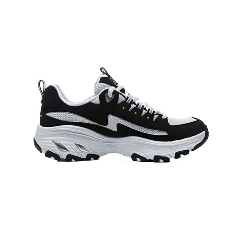 SKECHERS - Tenis Mujer Skechers Dlites Arch Fit - Negro-Blanco