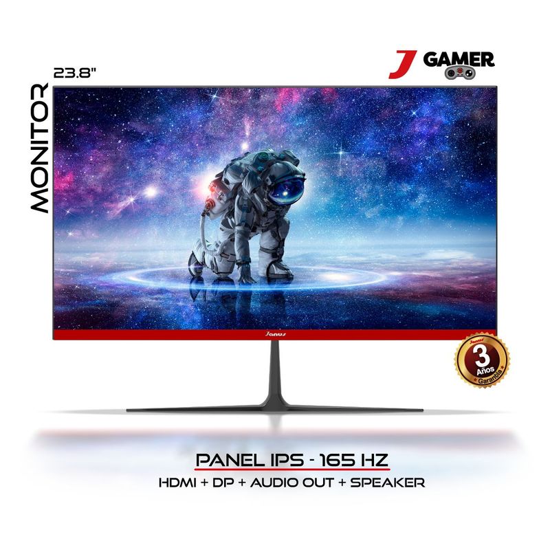 JANUS - Monitor Gamer  24 Pulgadas Full HD