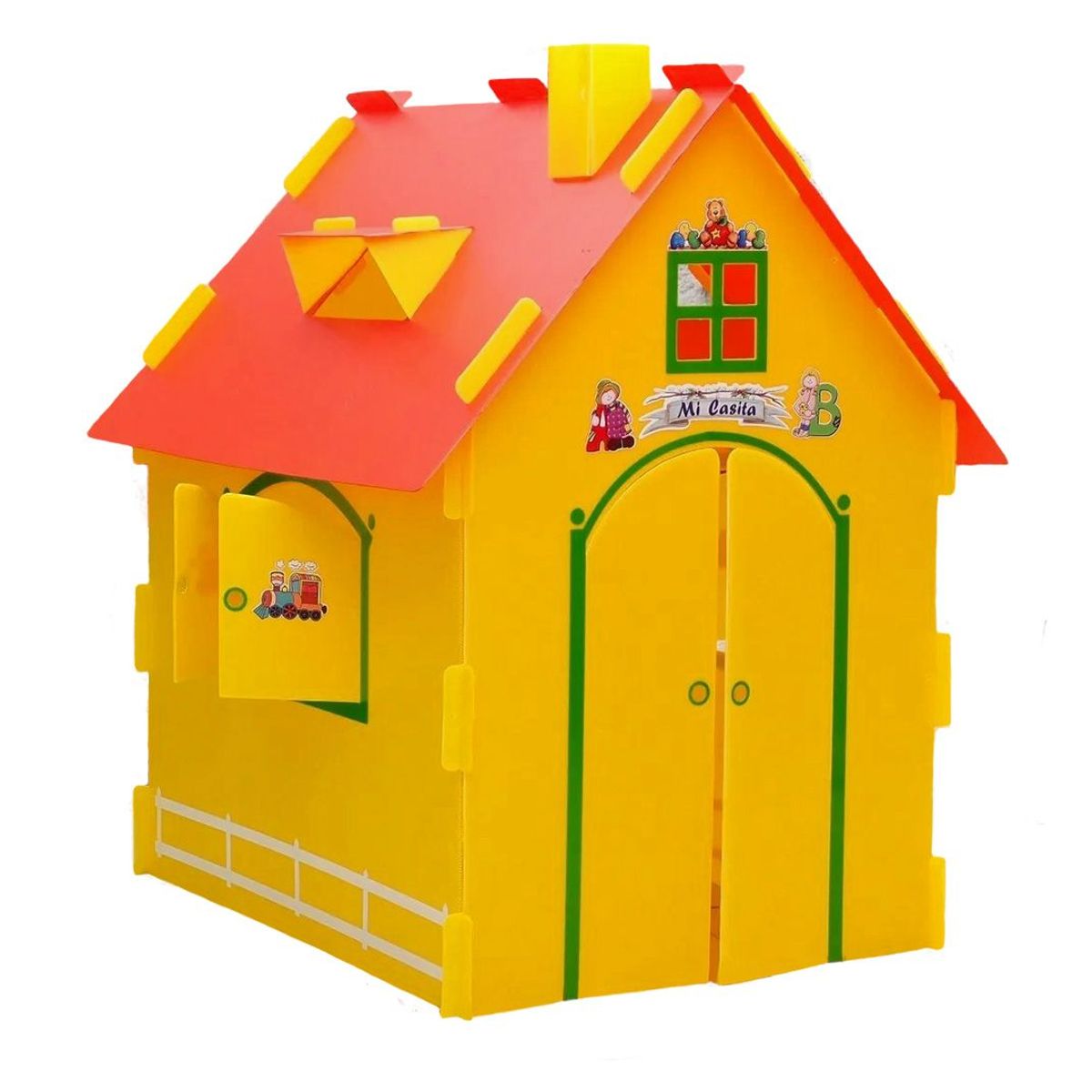 GENERICO - Casitas infantiles de muñecas Mi Casita para niñas y niños Amarilla
