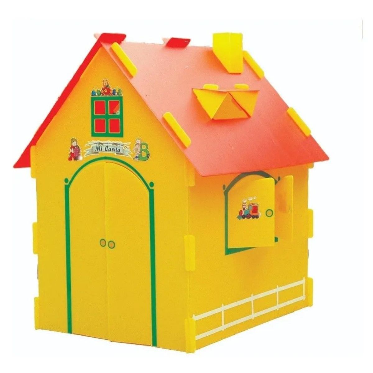 GENERICO - Casitas infantiles de muñecas Mi Casita para niñas y niños Amarilla