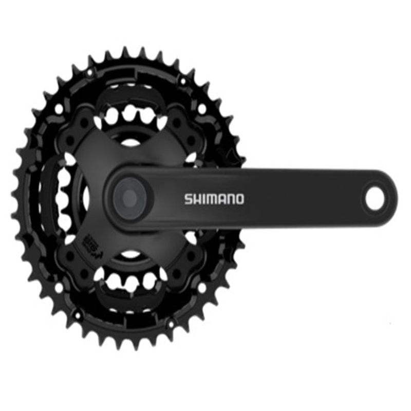 SHIMANO - Tripe Plato Shimano Tourney TY301 42 34 24 Plato Biela