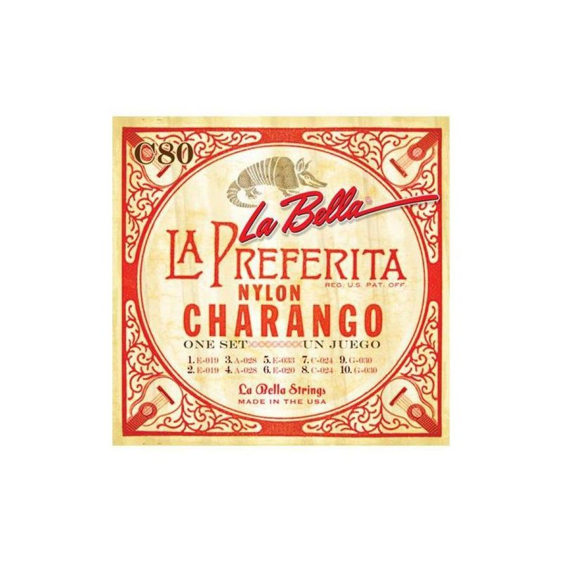 LA BELLA - Encordado La Bella Para Charango C80