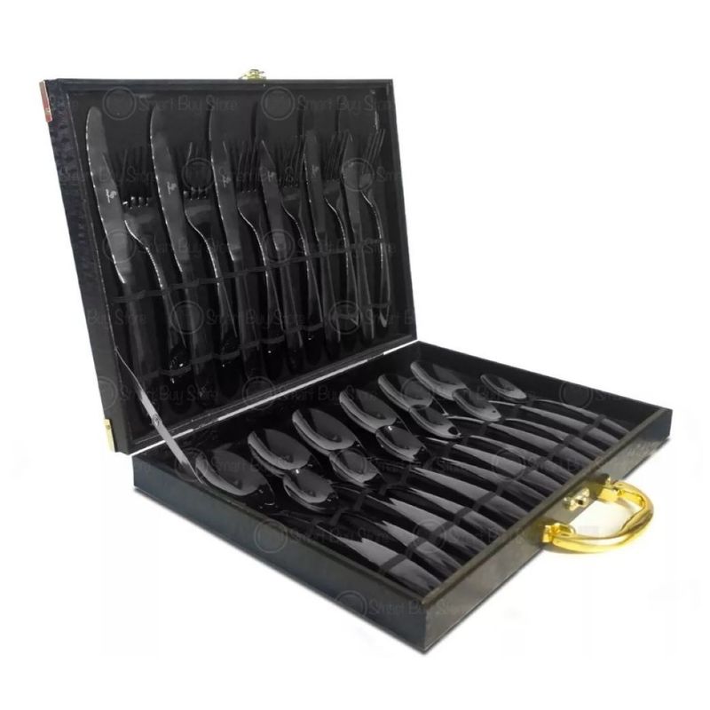 SCHAFFHAUSEN - Juego Cubiertos 24 Piezas Acero Inoxidable Schaffhausen