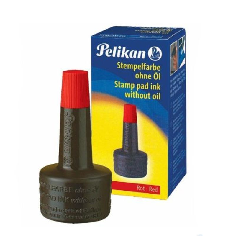 PELIKAN - Tinta Para Sellos Pelikan X 30ml Color Rojo